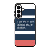 Navy Blue Stripes X00342 Samsung Galaxy S26 Case