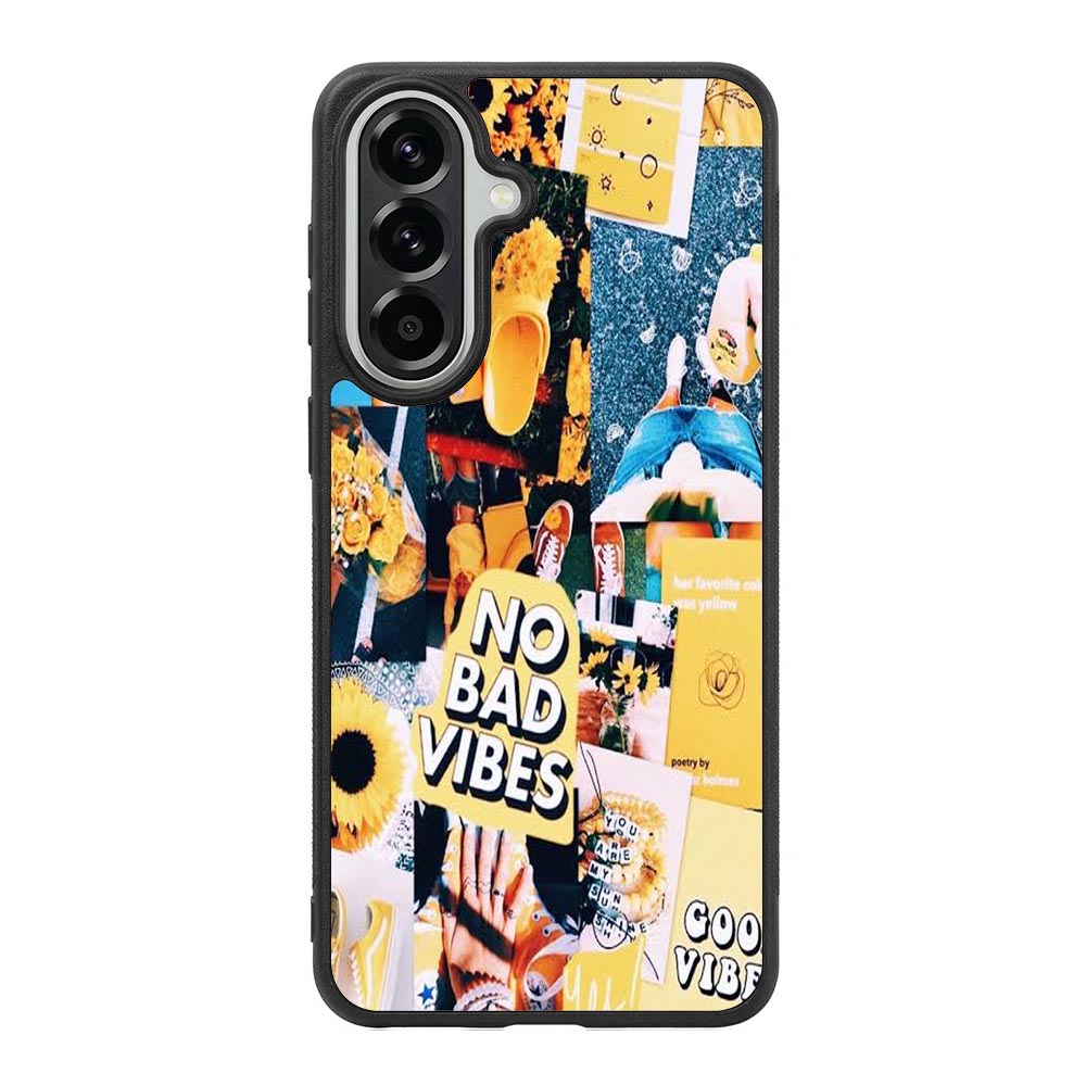 No Bad Vibes Collage X00613 Samsung Galaxy A57 Case