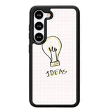 light bulb doodle X00625 Samsung Galaxy S25 5G Case