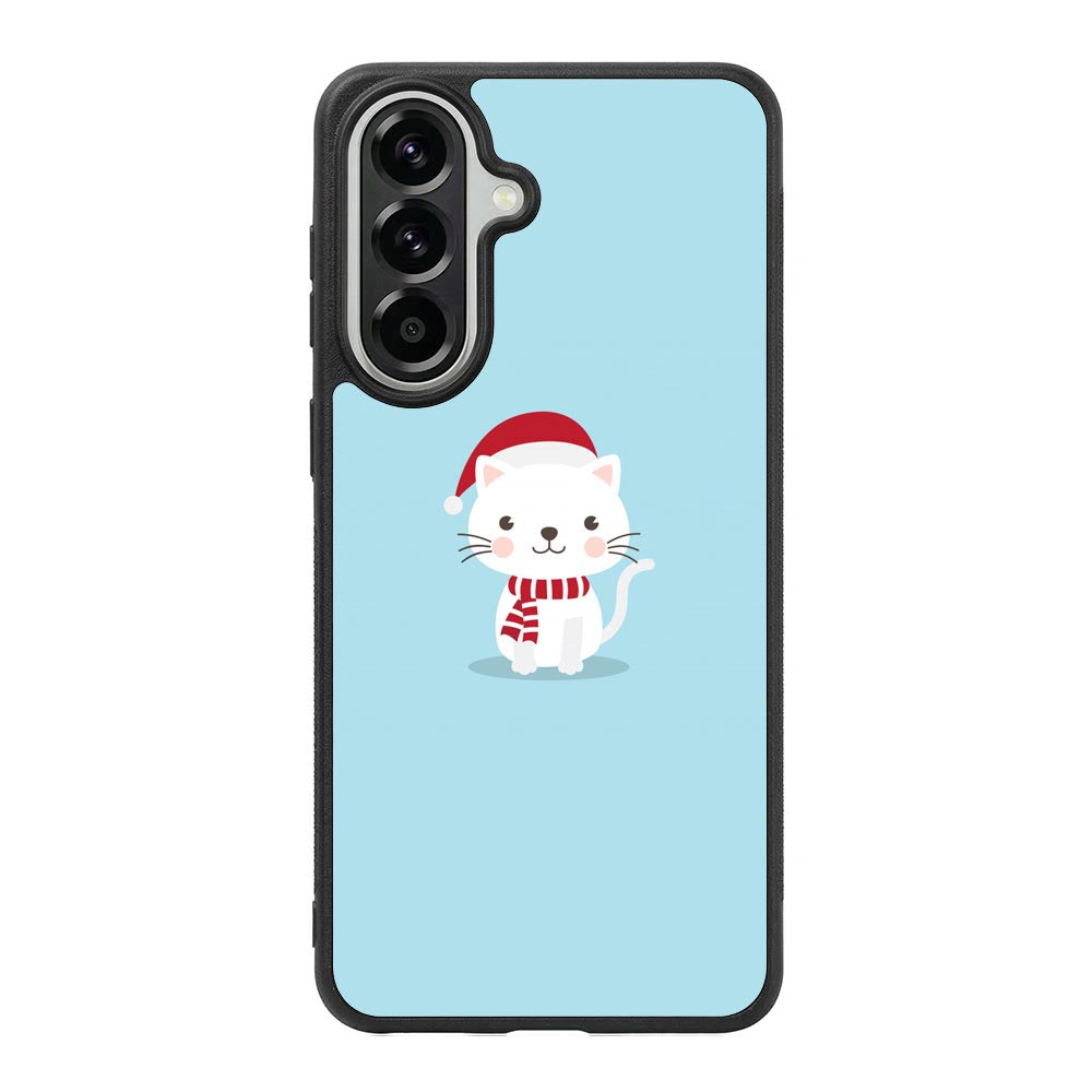 Cat with Santa X00631 Samsung Galaxy A57 Case