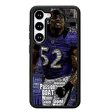 ray lewis X02228 Samsung Galaxy S24 5G Case