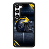 michigan wolverines helmet X02122 Samsung Galaxy S24 Plus 5G , Samsung Galaxy S24+ 5G Case