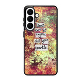 Inspirational Quote sparkle X1218 Samsung Galaxy S26 Case
