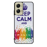 Keep Calm and imagine X1245 Motorola Moto G Stylus 5G 2024 Case