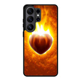 Love Burning Heart X1458 Samsung Galaxy S26 Ultra Case
