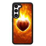 Love Burning Heart X1458 Samsung Galaxy S24 5G Case