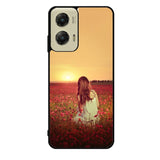 Girl In Red Flowers X1710 Motorola Moto G Stylus 5G 2024 Case