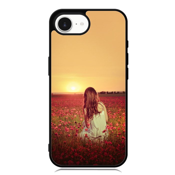 Girl In Red Flowers X1710 iPhone 16e Case