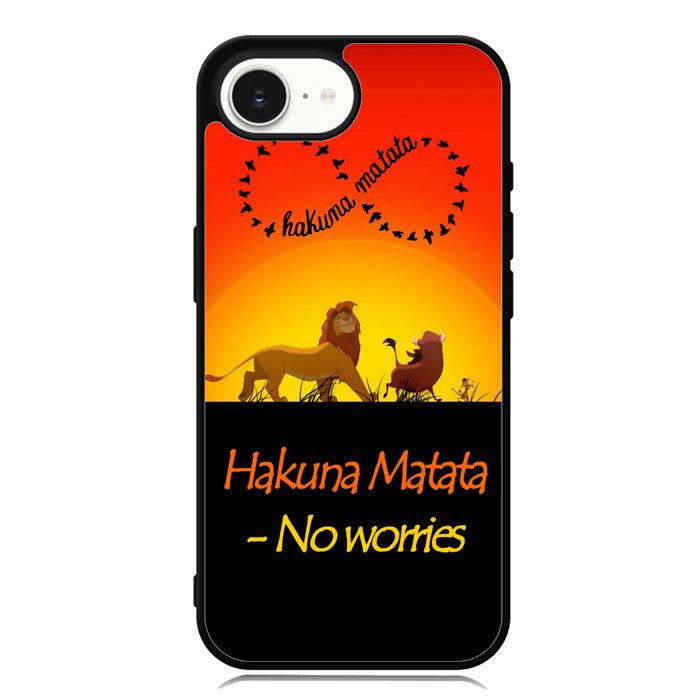Hakuna Matata No Worries X3644 iPhone 16e Case