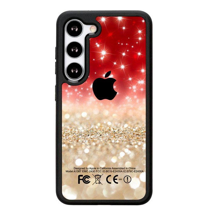 Red And Silver X3899 Samsung Galaxy S24 5G Case