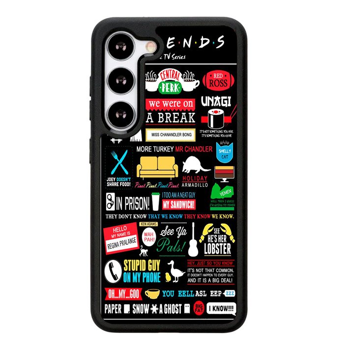 Friends TV Show X4372 Samsung Galaxy S24 Plus 5G , Samsung Galaxy S24+ 5G Case