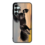 Horse black running X4653 Samsung Galaxy A36 5G Case