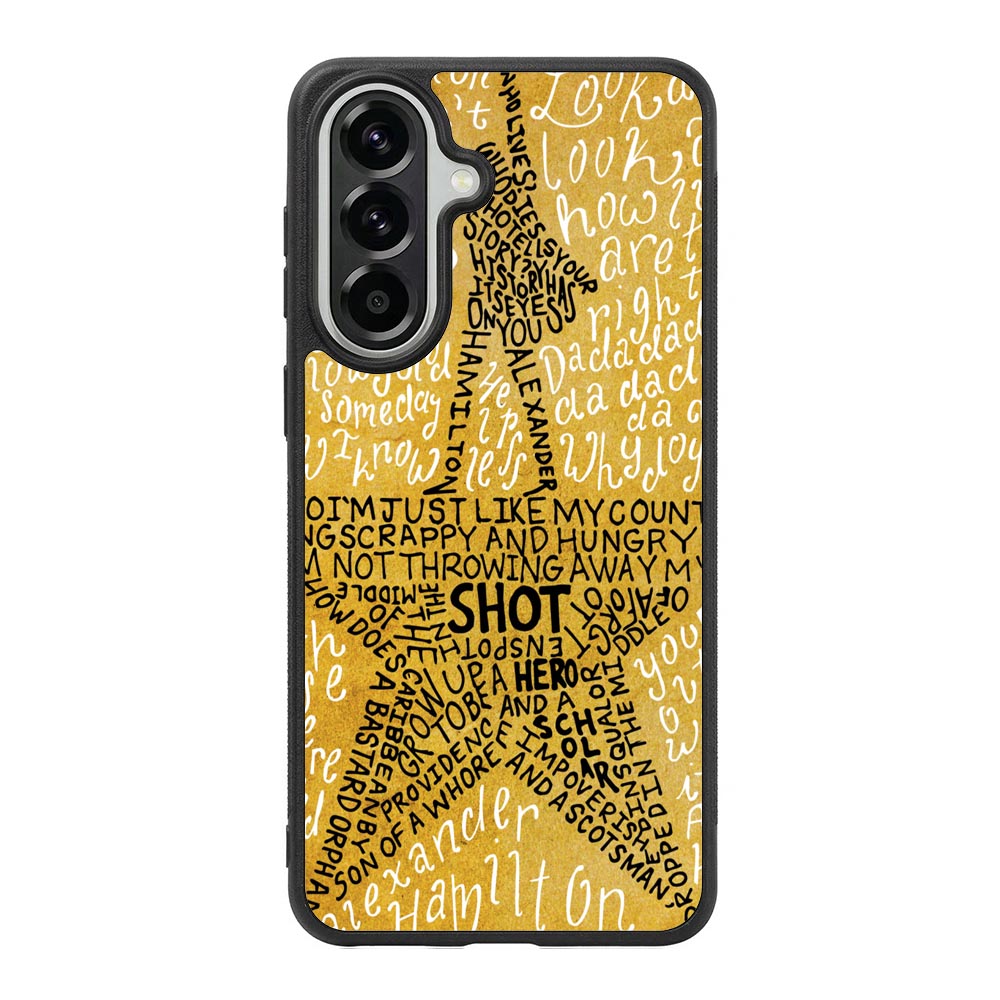 Hamilton Musical Lyrics X4979 Samsung Galaxy A37 Case