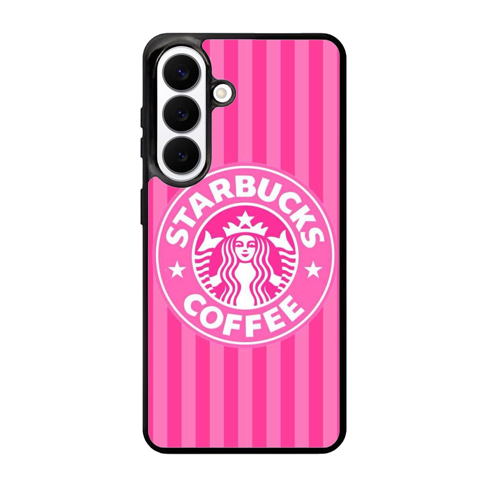 Starbucks Pink Stripes X5719 Samsung Galaxy S26 Case