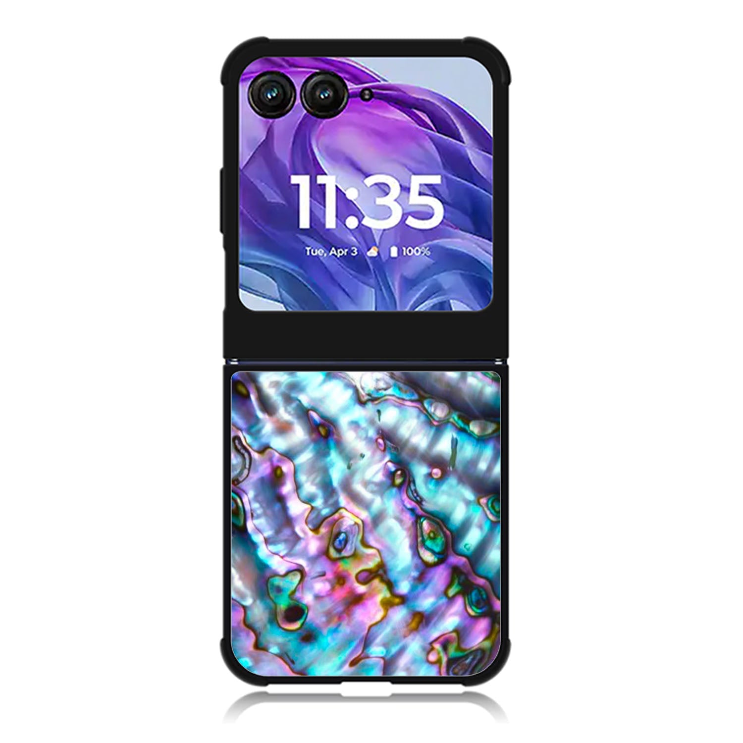 Abalone Texture Motorola Moto Razr 2024 , Moto Razr 50 Case FE0937