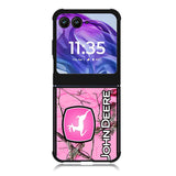 John Deere Pink Camo Motorola Moto Razr 2024 , Moto Razr 50 Case FE0844