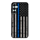 thin blue line flag X9119 Samsung Galaxy A36 5G Case