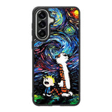 Calvin and Hobbes Art Starry Night X9177 Samsung Galaxy A37 Case