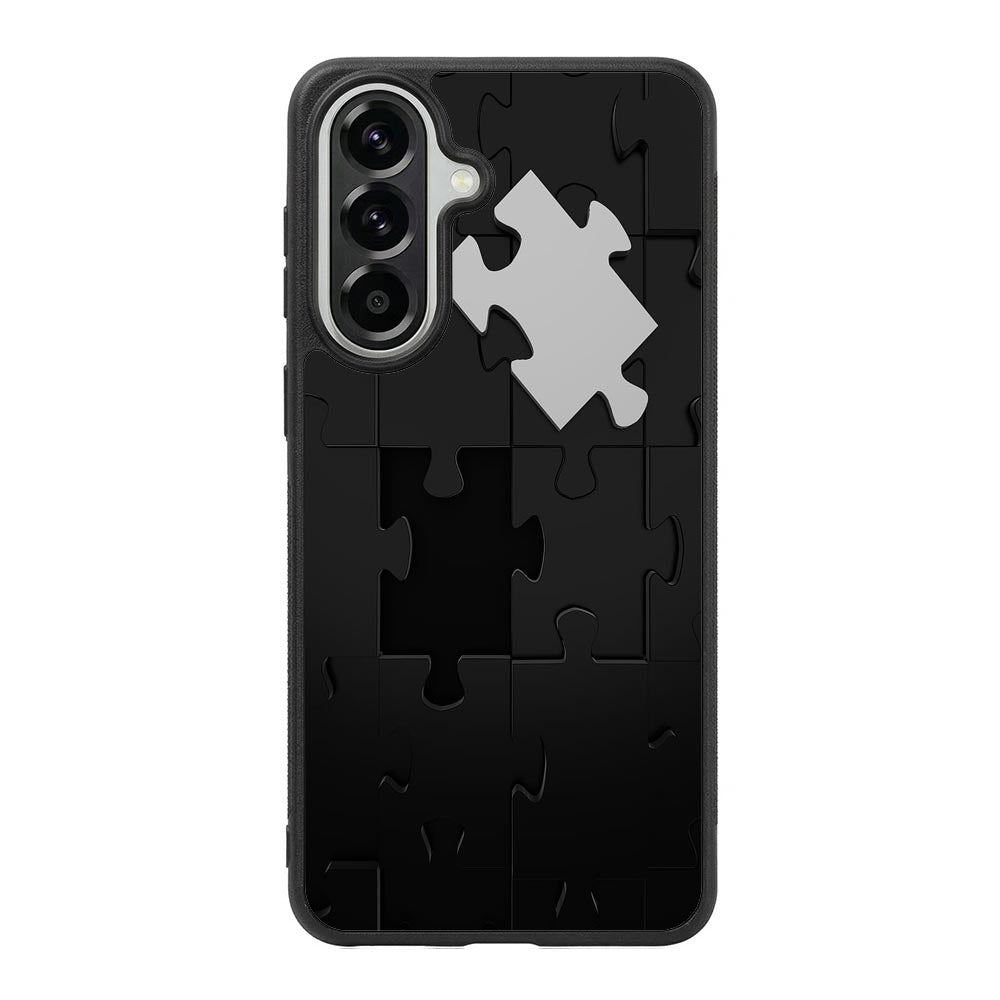 puzzle black Samsung Galaxy A37 Case FE0515