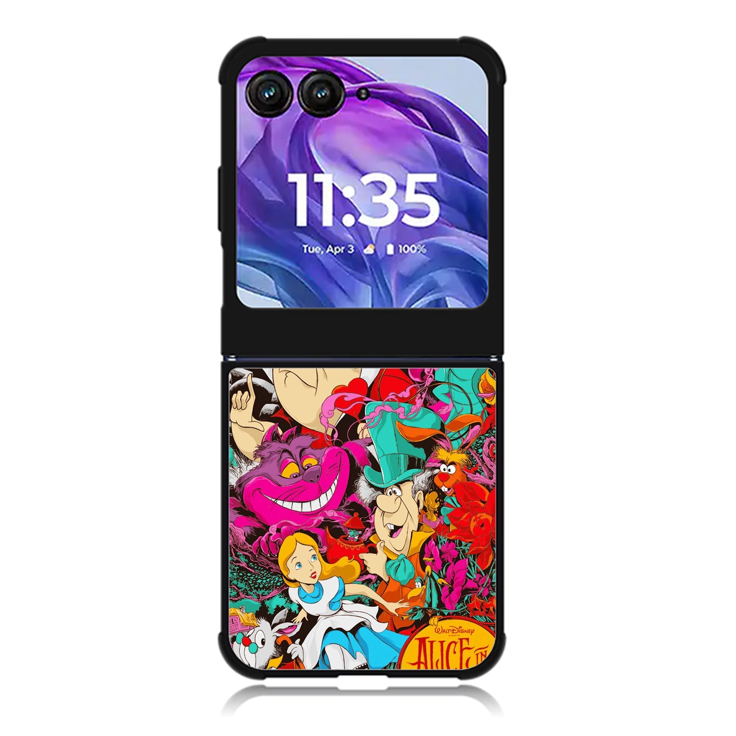 Alice In Wonderland Illustration Design Motorola Moto Razr 2024 , Moto Razr 50 Case FE2786