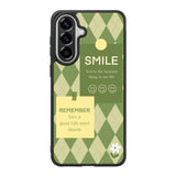 smile green Samsung Galaxy A37 Case FE0572