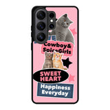 Cat Sweet Heart FSamsung Galaxy S26 Ultra Case FE0147