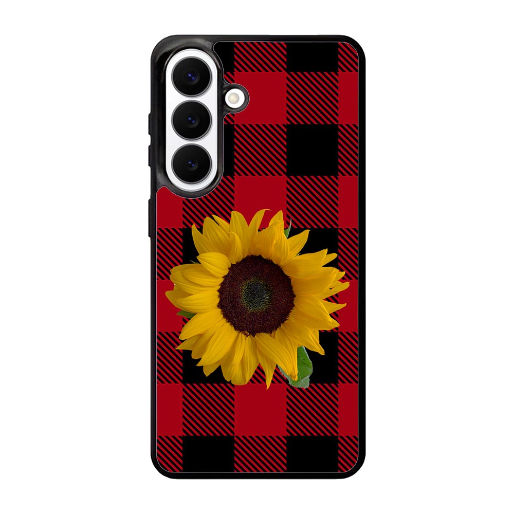 Sunflower Tartan FSamsung Galaxy S26 Case FE0605