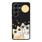 Cat and Moon FSamsung Galaxy S26 Ultra Case FE0130