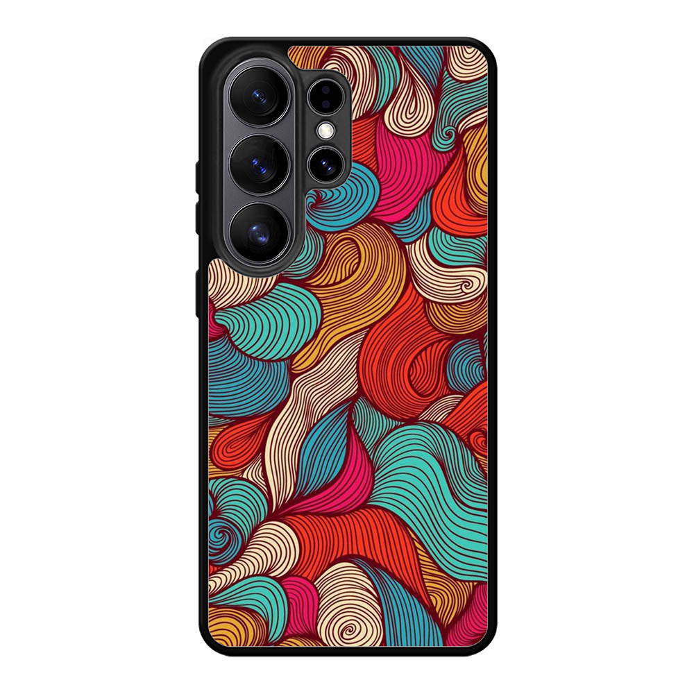 Abstract Rainbow FSamsung Galaxy S26 Ultra Case FE0009