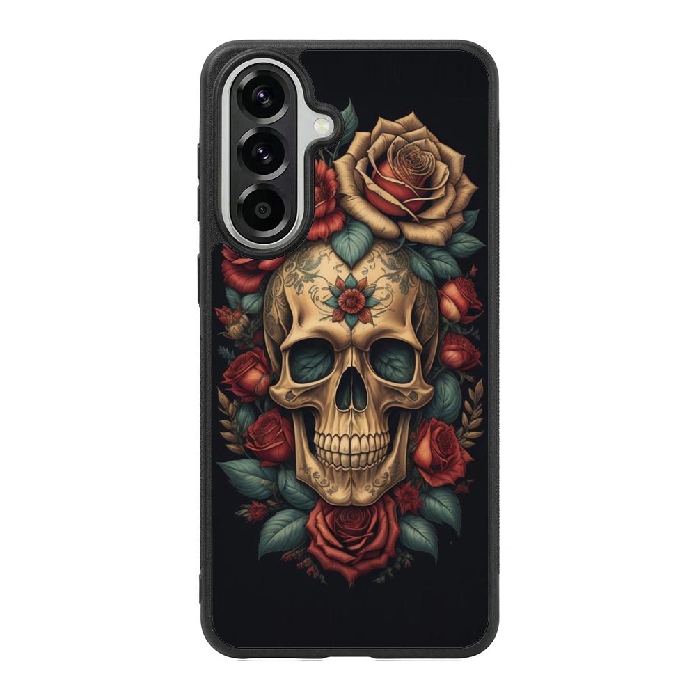 Skull Flowers Samsung Galaxy A57 Case FE0567