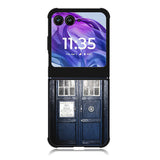 Dark Blue Tardis doctor who toys Motorola Moto Razr 2024 , Moto Razr 50 Case FE3008