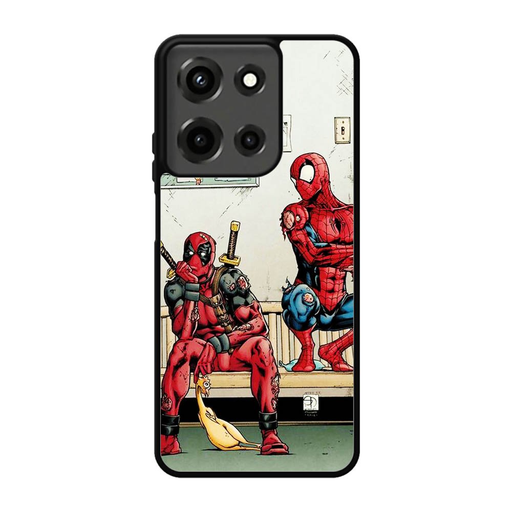 Funny Spiderman and Deadpool Motorola Moto G 5G 2025 Case FE0108