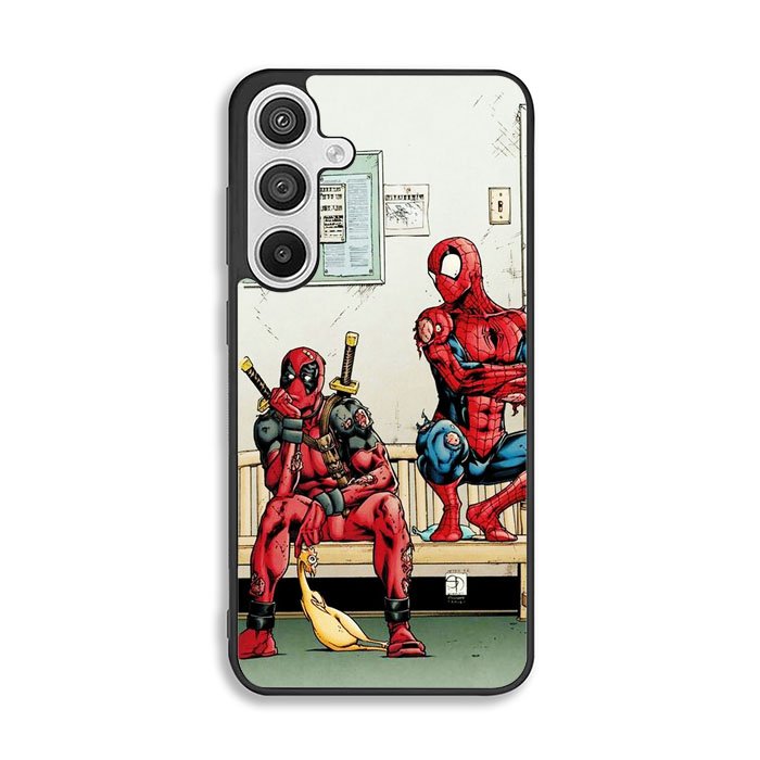 Funny Spiderman and Deadpool Samsung Galaxy A26 Case FE7025