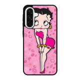 Betty Boop Pink Background flowers Samsung Galaxy A56 Case FE5628