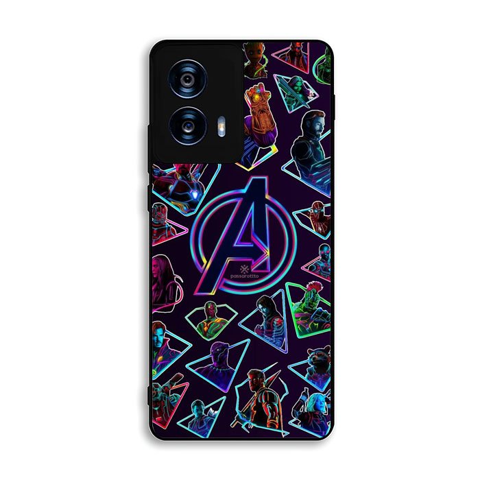 Avengers Logo And All Hero Motorola Moto G Power 5G 2024 Case FE5864