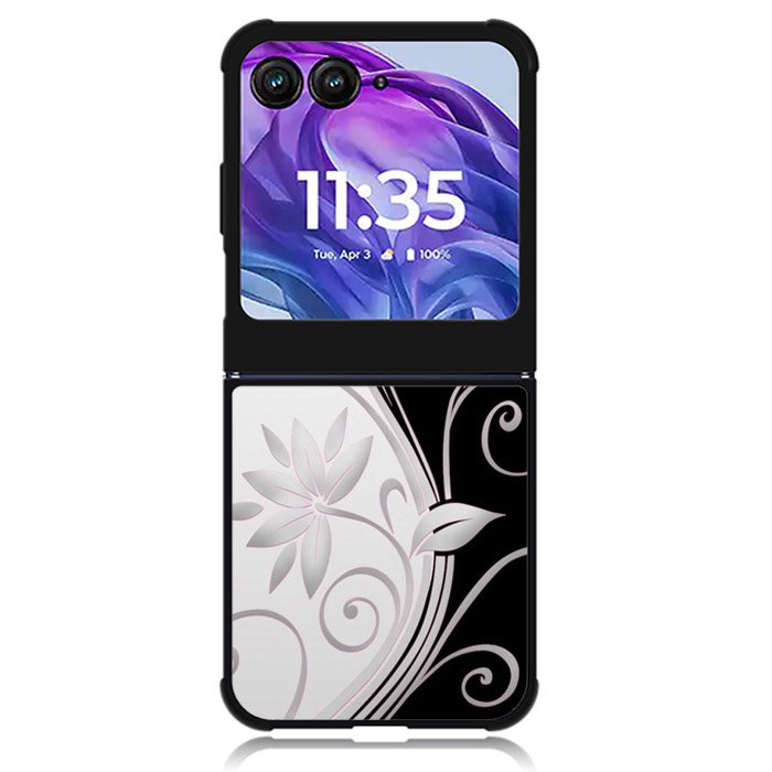 Black Design Motorola Moto Razr 2024 , Moto Razr 50 Case