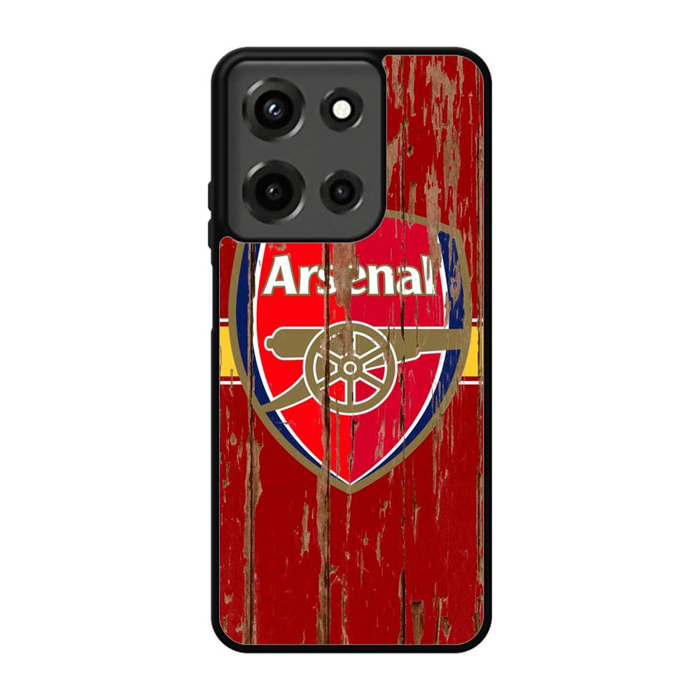 Arsenal Logo In The Wood Motorola Moto G 5G 2025 Case FE5562