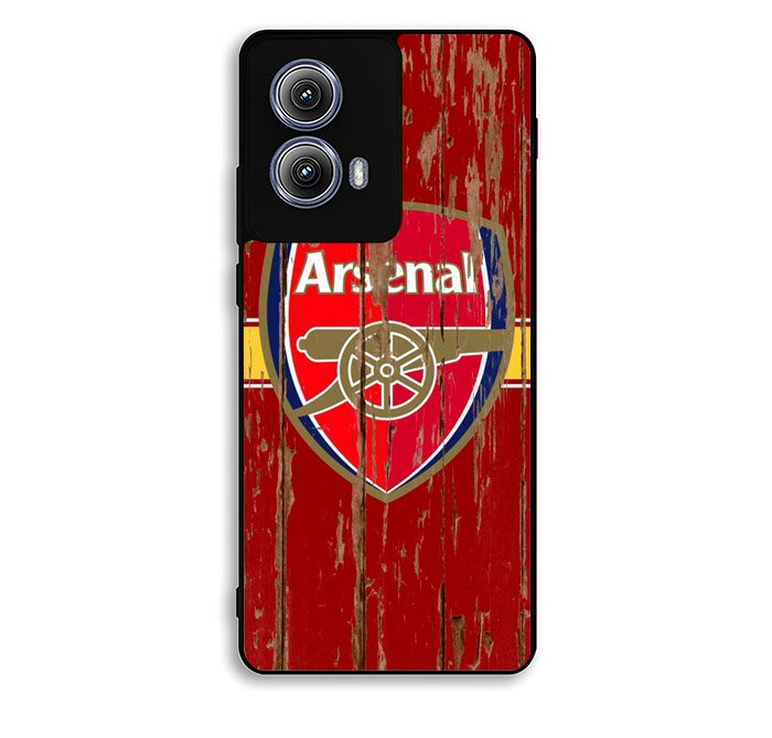 Arsenal Logo In The Wood Motorola Moto Edge 2024 Case FE5562