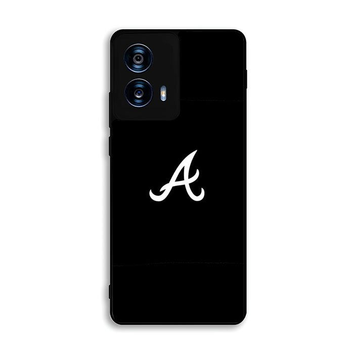 Atlanta braves logo black Motorola Moto G Power 5G 2024 Case FE6740