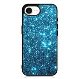 Blue bling sparkling sparkles iPhone 16e Case