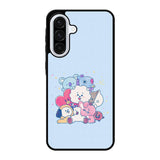 BTS BT21 Blue Texture Samsung Galaxy A56 Case FE1767