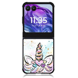 Cute Unicorn Sparkling Motorola Moto Razr 2024 , Moto Razr 50 Case