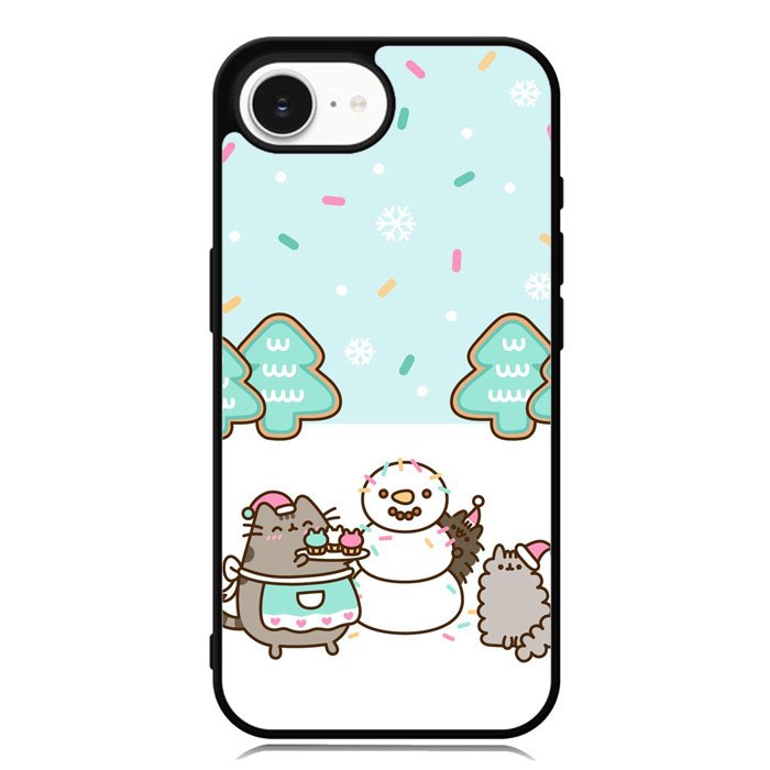 Pusheen The Cat Snow Winter iPhone 16e Case
