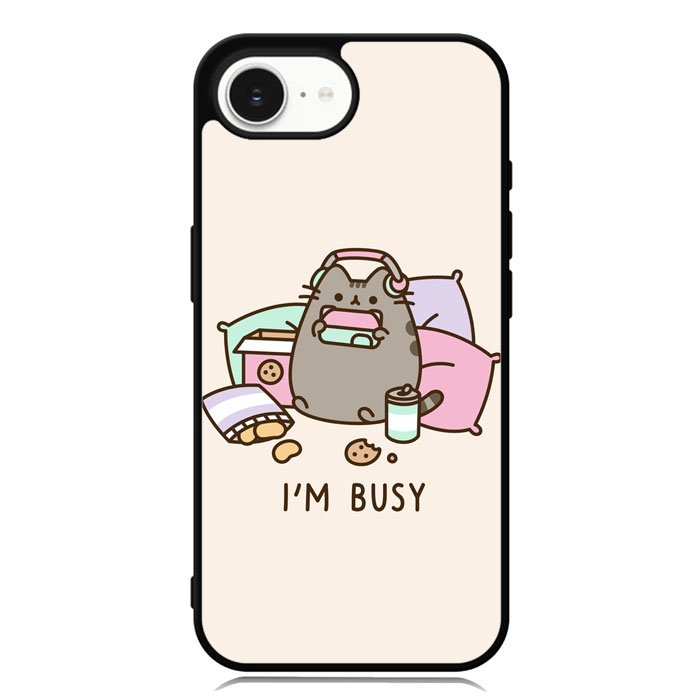 Pusheen The Cat Very Busy iPhone 16e Case