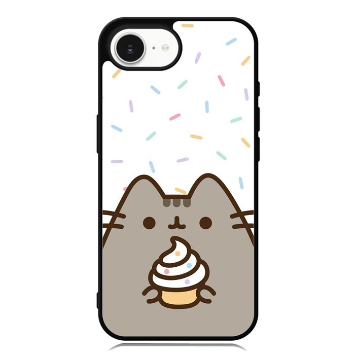 Pusheen The Cat Rainbow Cupcakes iPhone 16e Case