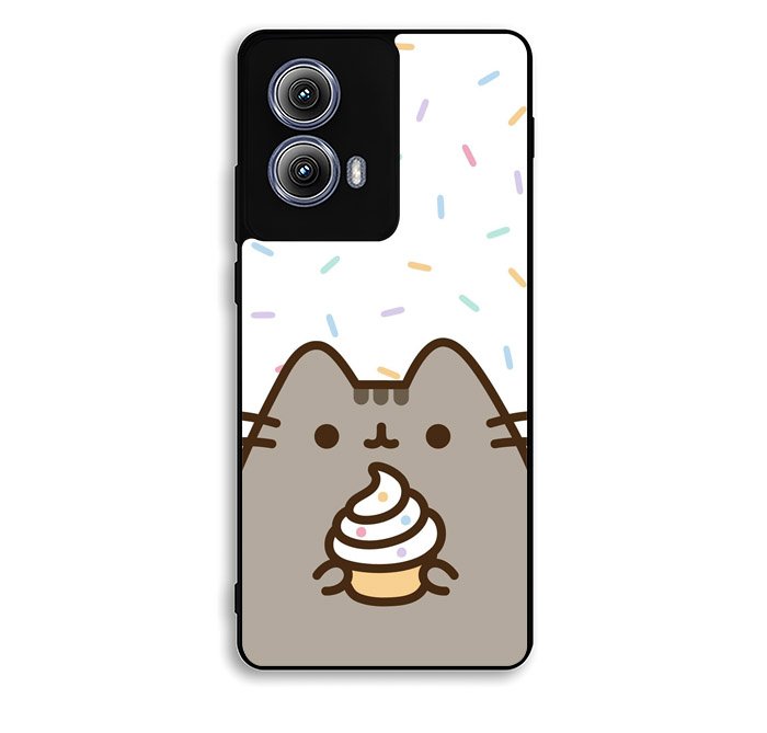 Pusheen The Cat Rainbow Cupcakes Motorola Moto Edge 2024 Case FE6717