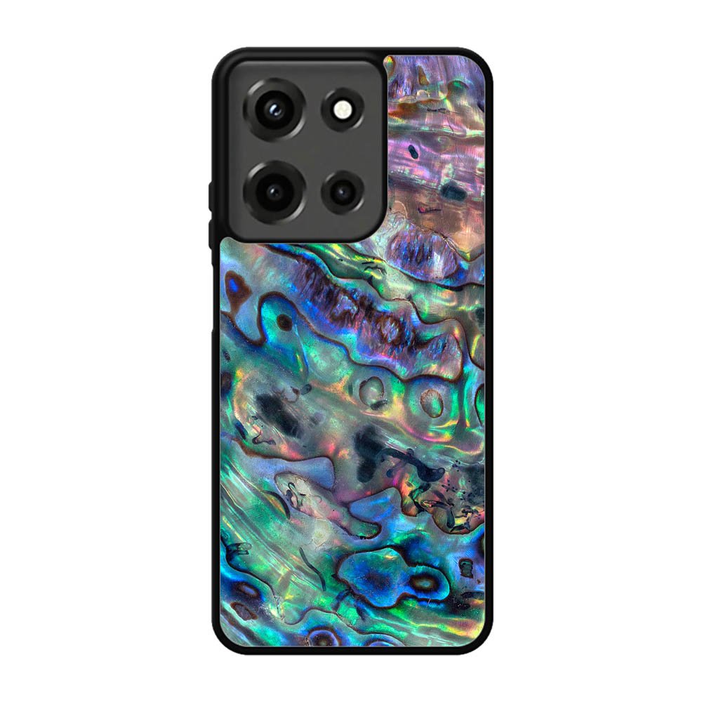 Red And Silver Abalone Motorola Moto G 5G 2025 Case FE4914