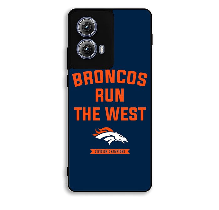 Denver Broncos Run The West Motorola Moto Edge 2024 Case FE4098