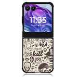 Classic Horror Pattern Motorola Moto Razr 2024 , Moto Razr 50 Case