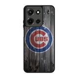 Chicago Cubs Wood Logo Motorola Moto G 5G 2025 Case FE3273